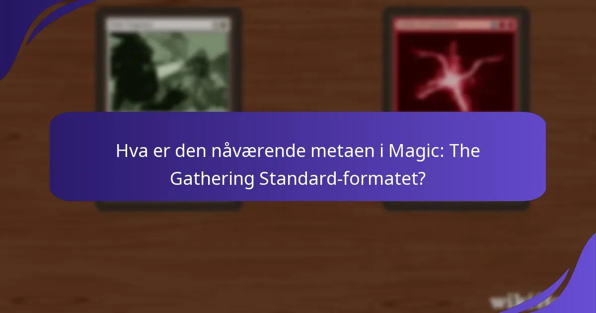 Hvordan utvikler spillere strategier i den nåværende metaen?