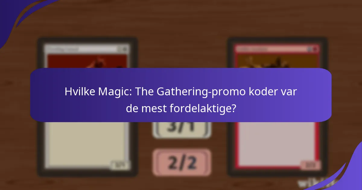 Hvilken innvirkning har promo koder hatt på spillopplevelsen?
